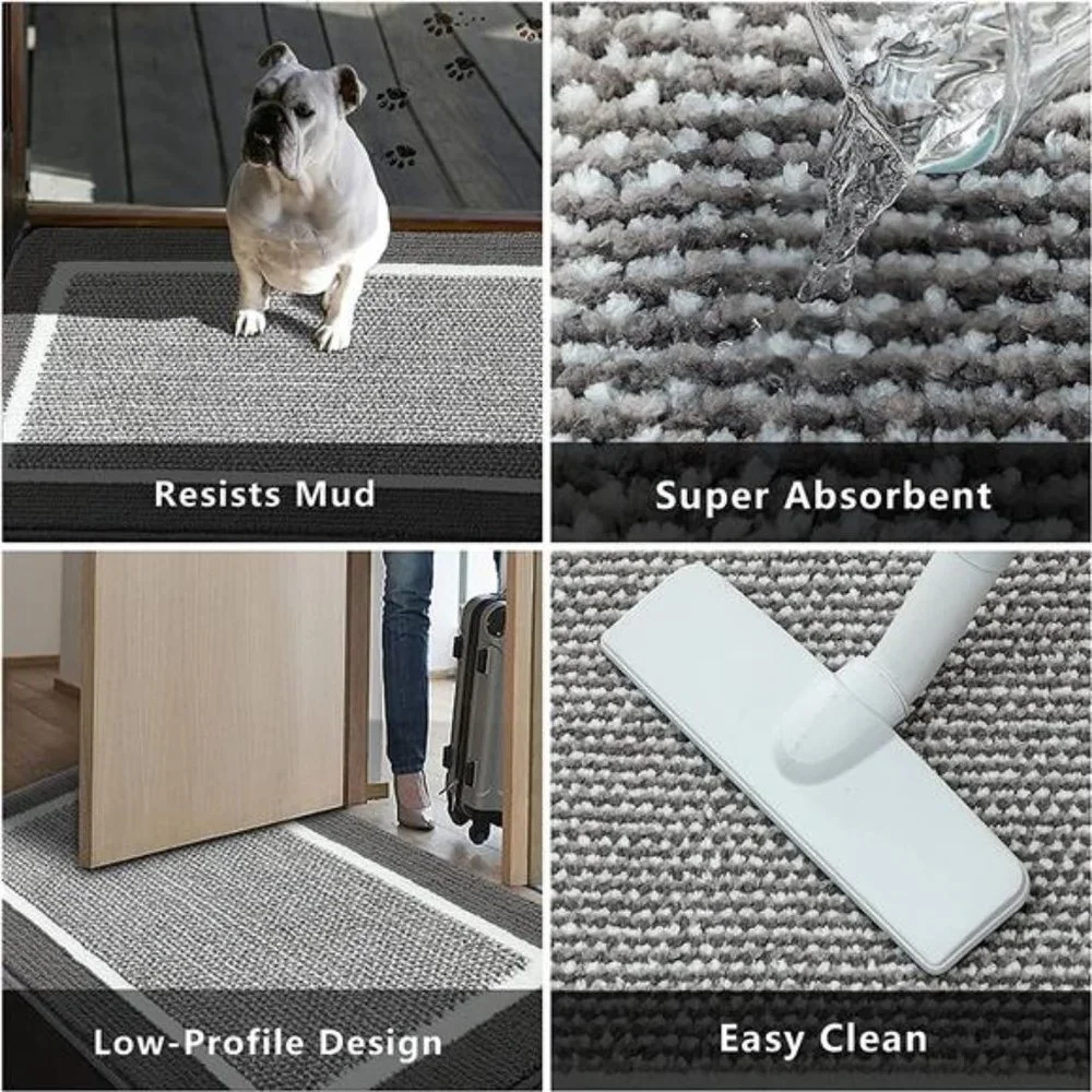 Indoor Mat, Front Back Door Mat, Non-Slip Absorbent 20